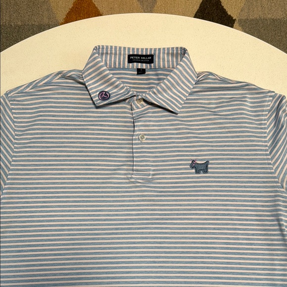 Peter Millar Other - Scotty Cameron Peter Millar Blue Striped Polo Shirt